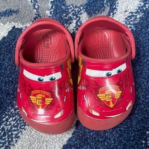 Lightening McQueen Crocs size 7C